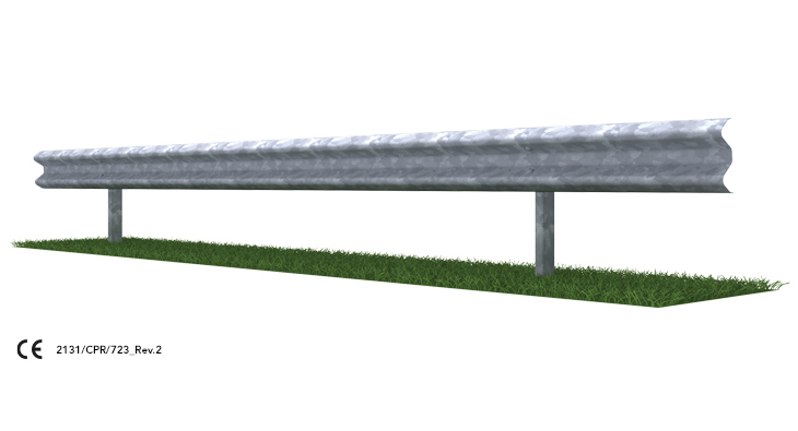 N2-W3 PAB T4 enkeltsidig rekkverk