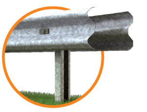 H2-W4 dobbelsidig autovern – detalj