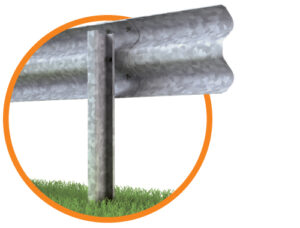 H1-W3 enkeltsidig rekkverk – detalj