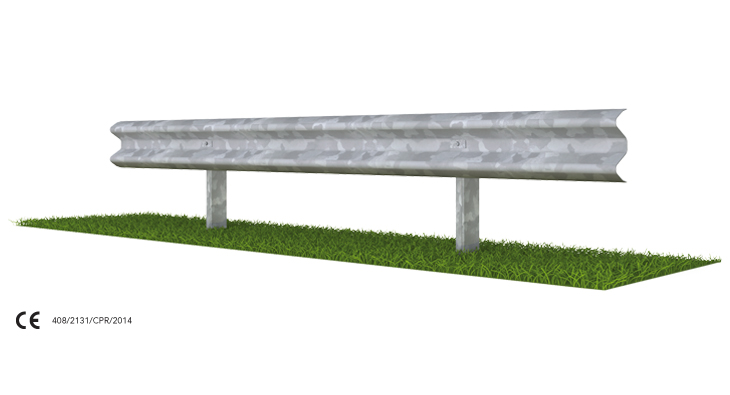 N2-W2 enkeltsidig rekkverk